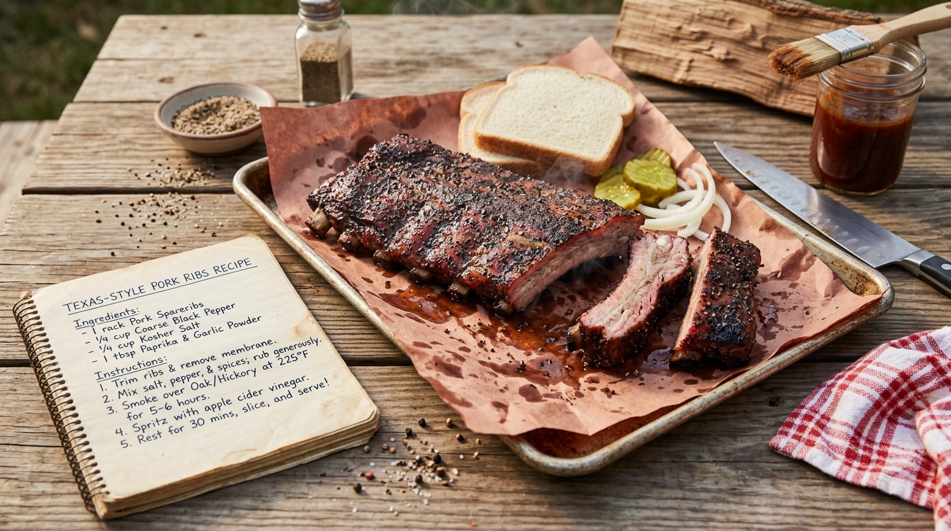Texas-Style Pork Ribs Recipe