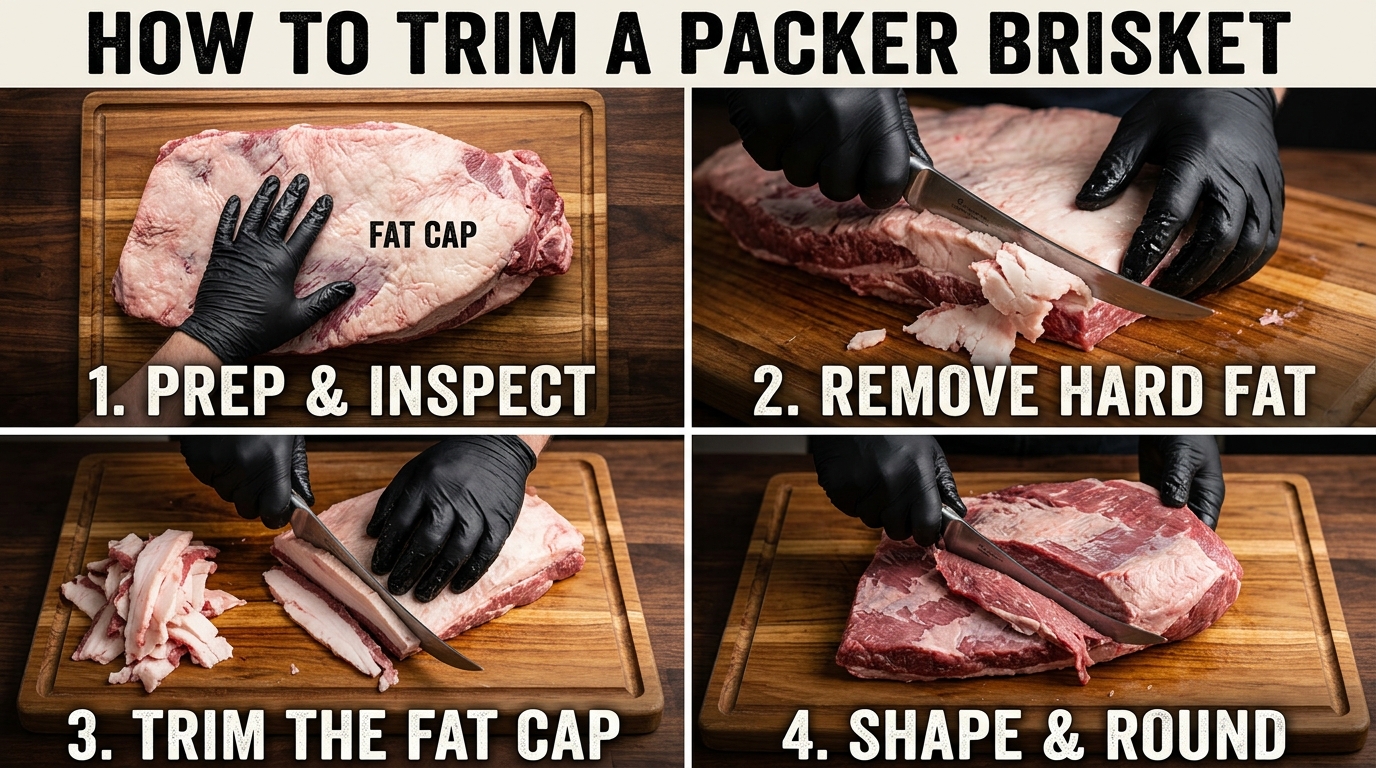 How to Trim a Packer Brisket Step by Step