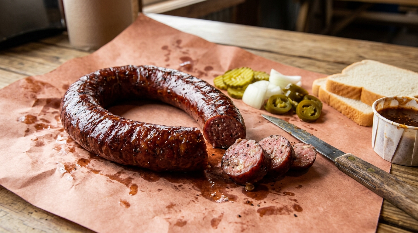 Texas-Style Smoked Sausage Ring