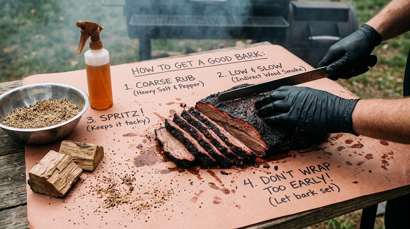 How to Get a Good Bark on Smoked Meat