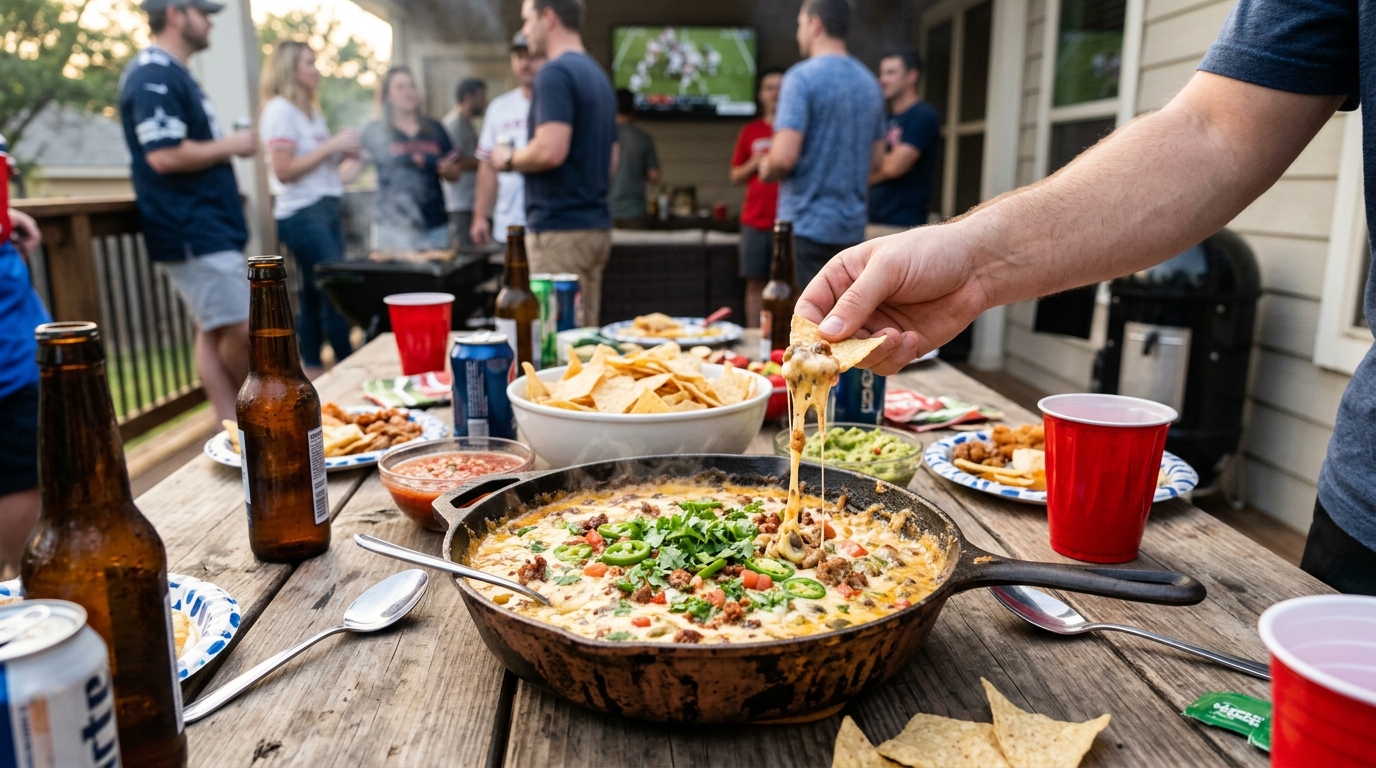 Smoked Queso Recipe for Game Day
