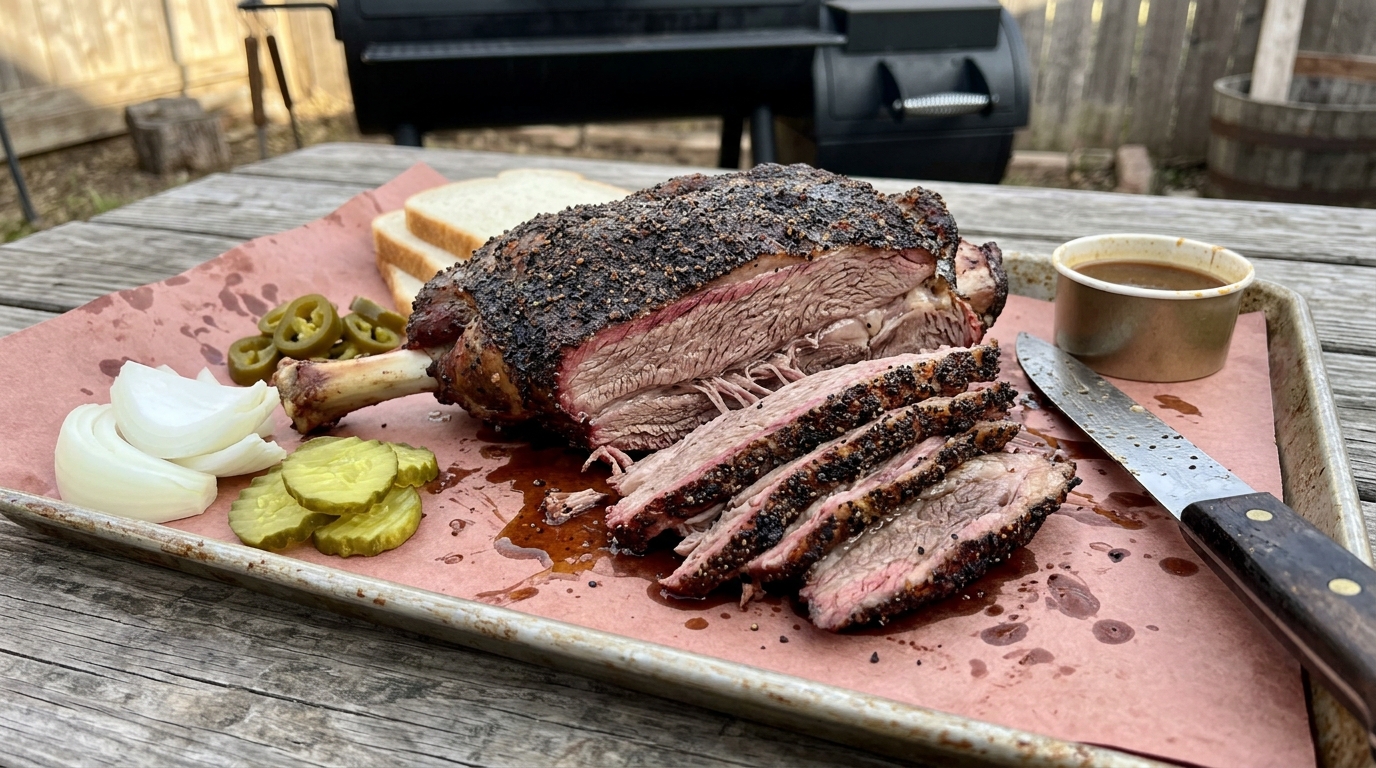How to Smoke Lamb Shoulder Texas Style