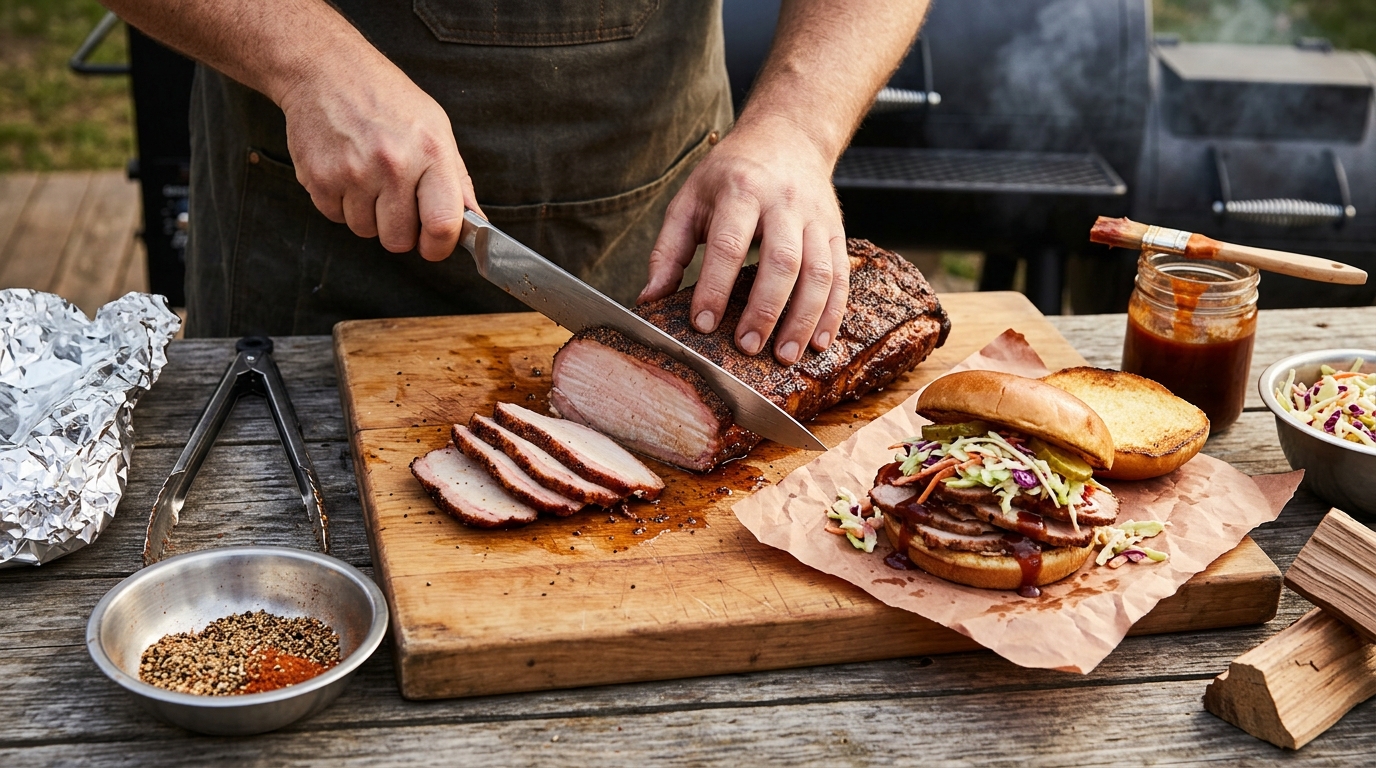 How to Smoke a Pork Loin for Sandwiches