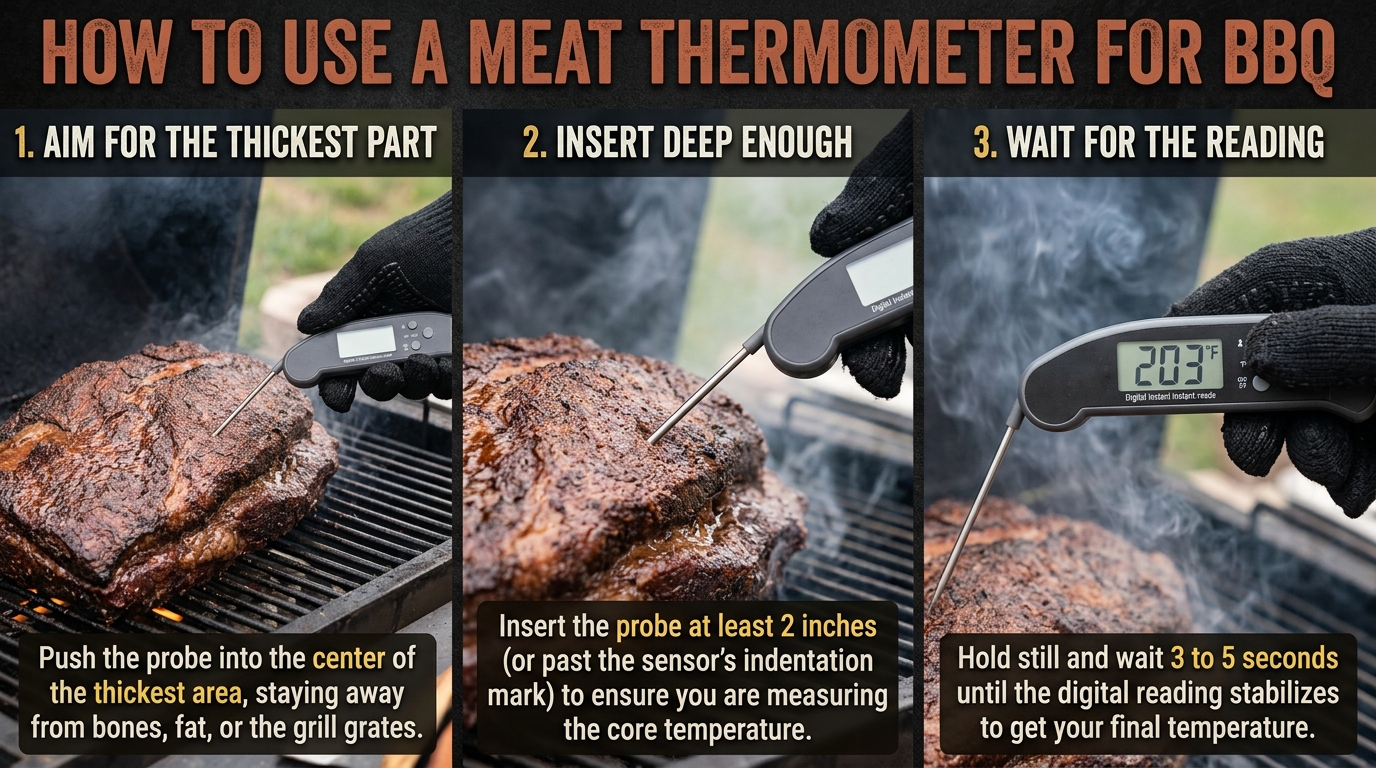How to Use a Meat Thermometer for BBQ