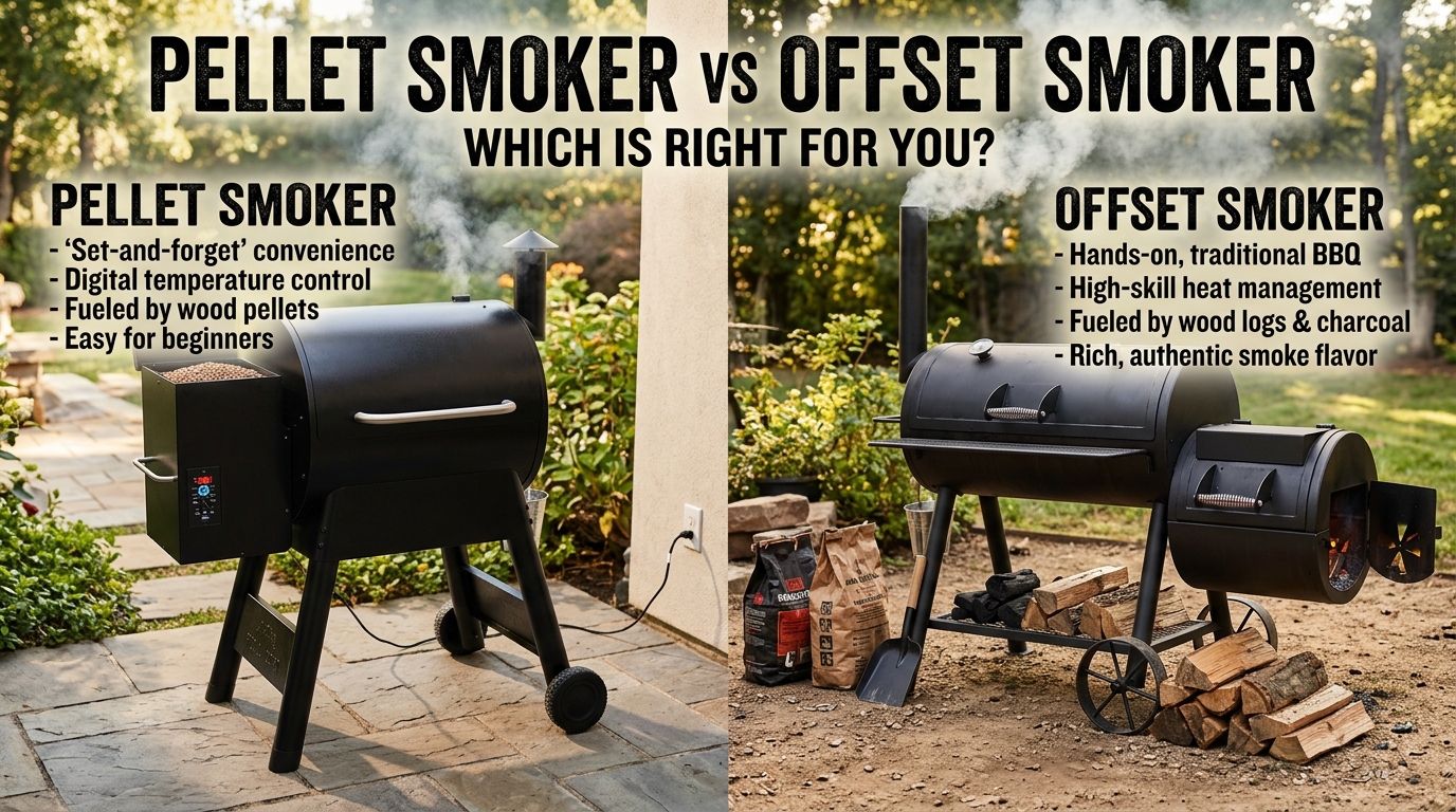 Pellet Smoker vs Offset Smoker: Which Is Right for You?