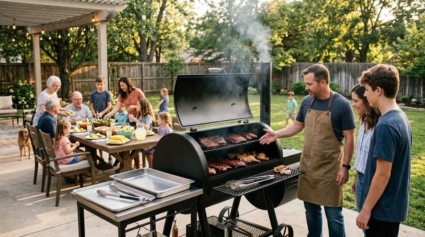 How to Choose a Smoker for a Large Family