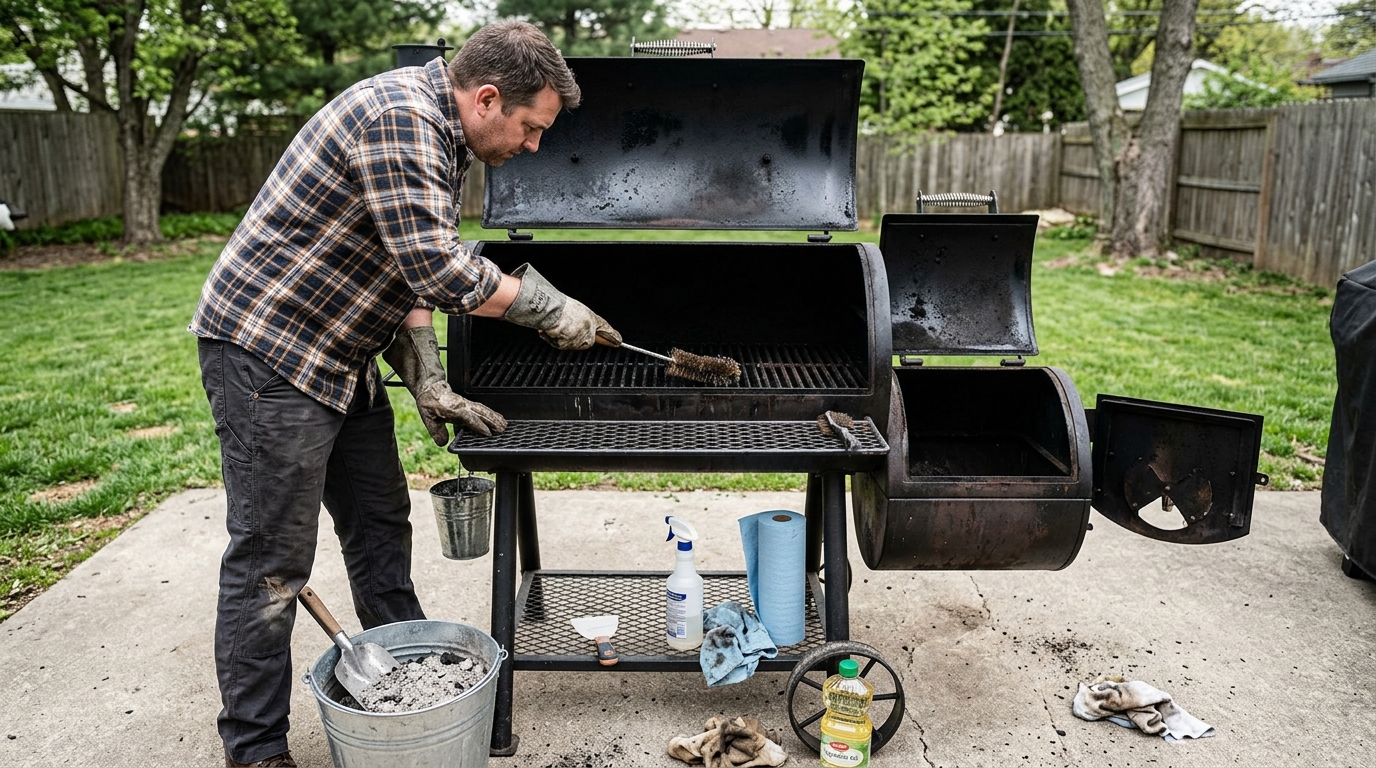 How to Clean an Offset Smoker Properly