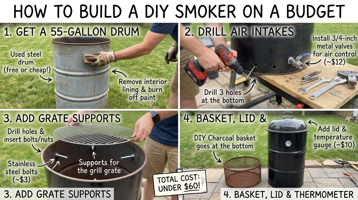 How to Build a DIY Smoker on a Budget