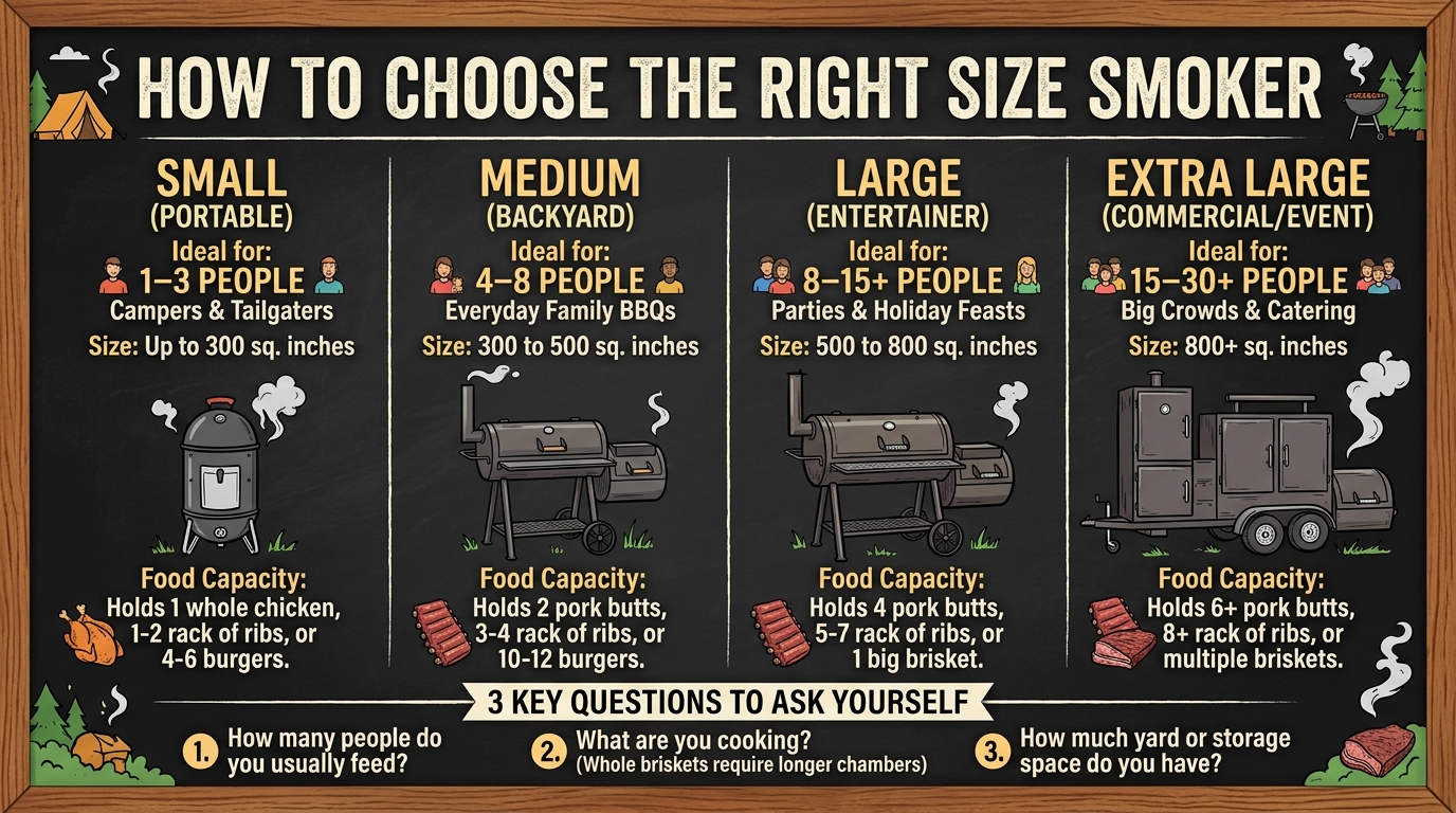 How to Choose the Right Size Smoker