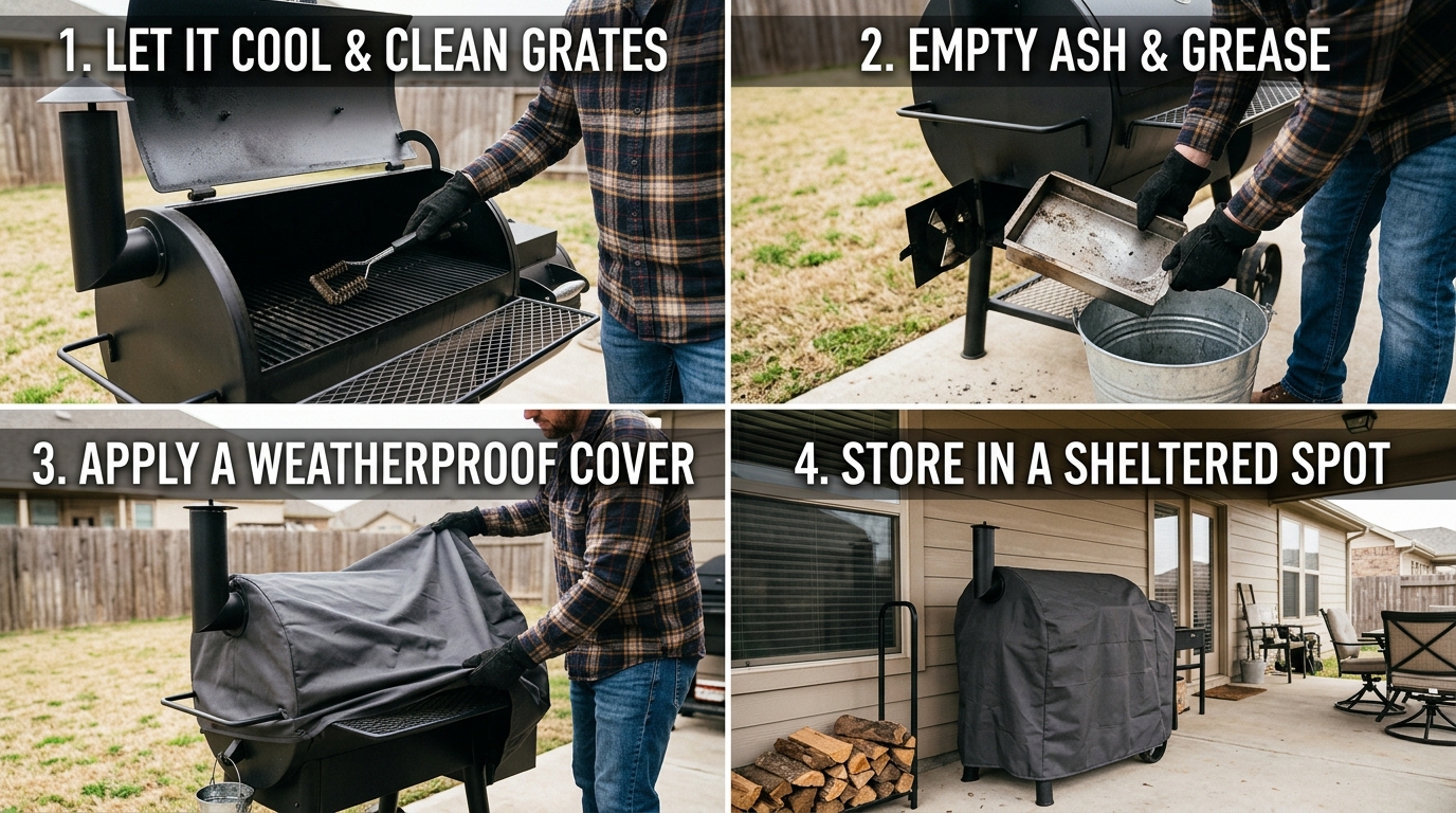 How to Store a Smoker Between Cooks